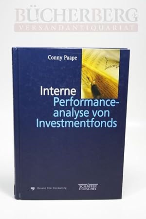 Seller image for Interne Performanceanalyse von Investmentfonds for sale by Bcherberg Antiquariat