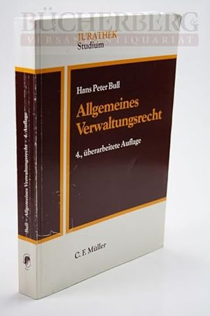 Bild des Verkufers fr Allgemeines Verwaltungsrecht Ein Lehrbuch zum Verkauf von Bcherberg Antiquariat