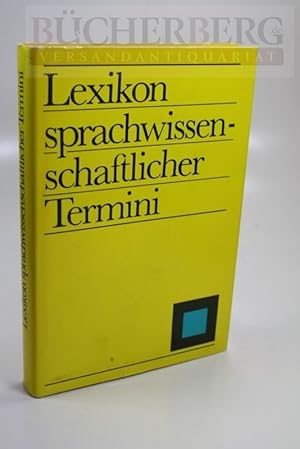 Lexikon sprachwissenschaftlicher Termini