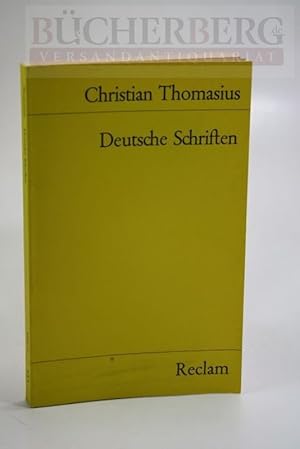 Bild des Verkufers fr Deutsche Schriften Ausgewhlt und Herausgegeben von Peter von Dffel zum Verkauf von Bcherberg Antiquariat