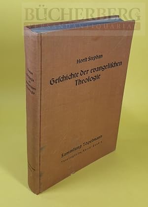 Bild des Verkufers fr Geschichte der evangelischen Theologie seit dem Deutschen Idealismus. zum Verkauf von Bcherberg Antiquariat