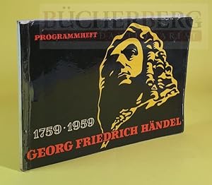 1759 -1959 Georg Friedrich Händel Programmheft