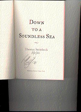 Bild des Verkufers fr DOWN TO A SOUNDLESS SEA: Stories zum Verkauf von ODDS & ENDS BOOKS