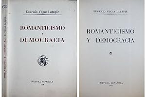 Seller image for Romanticismo y Democracia. for sale by Hesperia Libros