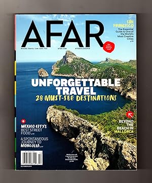 Seller image for AFAR - Where Travel Can Take You. October, 2014. Experiential (Immersion) Travel. Mongolia, Mexico City, Mallorca, San Francisco, Hong Kong, Suno Fashion,Yelapa, Chef Jose Garces, Plaid, Tokyo, Qatar for sale by Singularity Rare & Fine