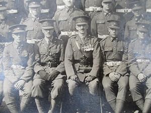 KOYLI. Group Photograph of King's Own Yorkshire Light Infantry Ncos with a Decorated Lt Col and a...