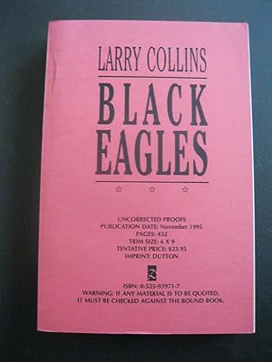 Imagen del vendedor de BLACK EAGLES a la venta por The Book Scot
