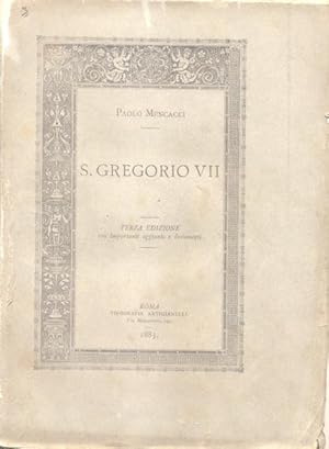 Bild des Verkufers fr SAN GREGORIO VII. zum Verkauf von studio bibliografico pera s.a.s.