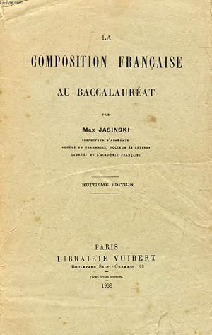 Seller image for LA COMPOSITION FRANCAISE AU BACCALAUREAT for sale by Le-Livre