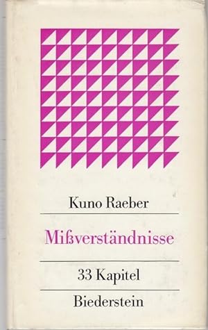 Seller image for Missverstndnisse. 33 Kapitel for sale by Graphem. Kunst- und Buchantiquariat