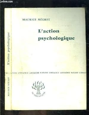 Imagen del vendedor de L ACTION PSYCHOLOGIQUE a la venta por Le-Livre