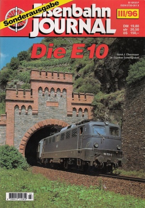 Seller image for Eisenbahn Journal. Sonderausgabe. III/96. Die E 10. for sale by Antiquariat an der Nikolaikirche