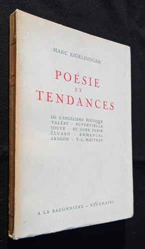 Seller image for Posie et tendances, de l'anglisme potique for sale by Abraxas-libris