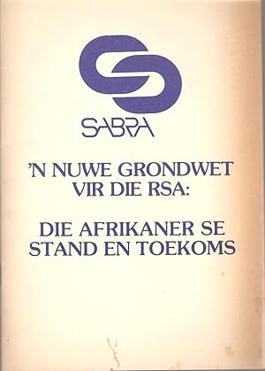 Seller image for n Nuwe Grondwet vir die RSA: Die Afrikaner se Stand en Toekoms for sale by Snookerybooks