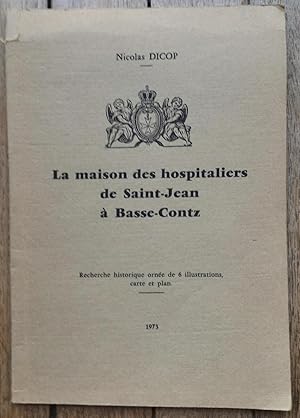 la MAISON des HOSPITALIERS de SAINT-JEAN à BASSE-CONTZ