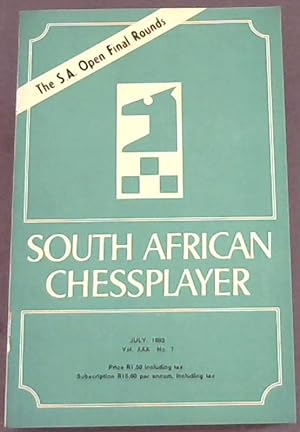 South African Chess Player - July 1982 - Vol XXX, No. 7
