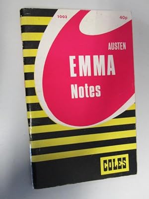 Imagen del vendedor de Emma : notes a la venta por Goldstone Rare Books
