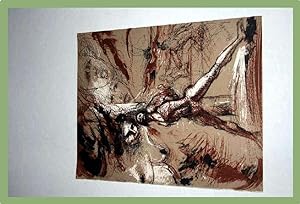 Bild des Verkufers fr Lithographie en couleur reprsentant lun homme enchan. zum Verkauf von JOIE DE LIRE
