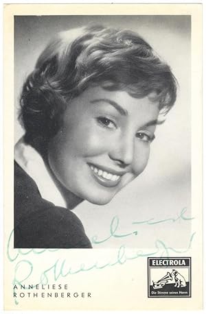 Bust-length photograph signed in full and dated Spring, 1960 on verso