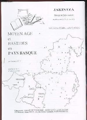 Seller image for JAKINTZA - Journal N4 - 4e trim. 1998 / MOYEN AGE et BASTIDES EN PAYS BASQUE. for sale by Le-Livre