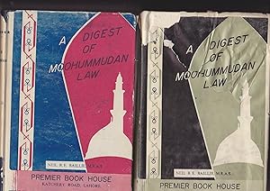 Bild des Verkufers fr A Digest of Moohummadan Law Compiled and translated from authorities in the Original Arabic with an introduction and Explanatory Notes. [2 Volume set. V. 1: Containing the doctrines of the Hanifeea Code of Jurisprudence. V. 2: Part Second: Containing [etc] zum Verkauf von Meir Turner