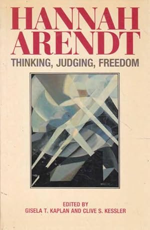 Seller image for Hannah Arendt: Thinking, Judging, Freedom for sale by Goulds Book Arcade, Sydney