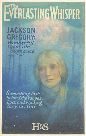 Seller image for Original Dust Jacket Art: The Everlasting Whisper by Jackson Gregory for sale by Between the Covers-Rare Books, Inc. ABAA