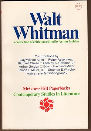 Seller image for Walt Whitman: A Collection of Criticism for sale by Between the Covers-Rare Books, Inc. ABAA