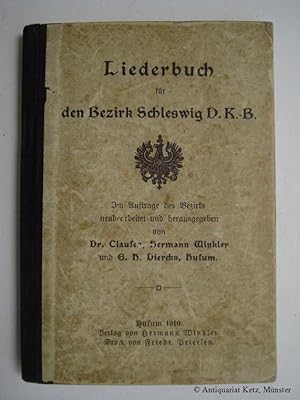 Bild des Verkufers fr Liederbuch fr Bezirk Schleswig D.K.-B. zum Verkauf von Antiquariat Hans-Jrgen Ketz