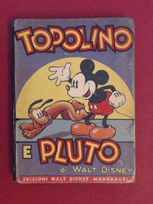 Topolino e Pluto. Illustrazioni di Walt Disney.