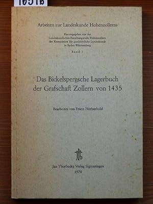 Das Bickelspergsche Lagerbuch der Frafschaft Zollern von 1435.