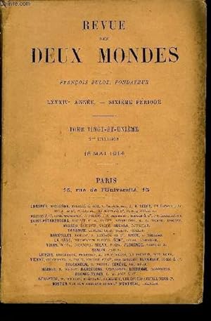 Seller image for REVUE DES DEUX MONDES LXXXIVe ANNEE N2 - I.  GINGOLPH L ABANDONN, troisime partie, par M. RenBazin, de l Acadmie franaise.II.  PAGES INDITES D Ernest Renan.III.  SOUVENIRS DE LA MISSION MARCHAND.   I. COMMENT ONPRPARE for sale by Le-Livre