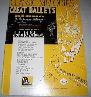 Imagen del vendedor de Classic Melodies from the Great Ballets for Piano for Beginners of All Ages a la venta por Easy Chair Books