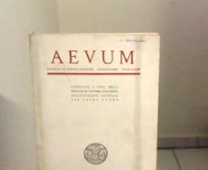 Aevum. Rassegna di scienze Storiche- Linguistiche - Filologiche. Anno XL, Maggio-Agosto 1966, FaS...