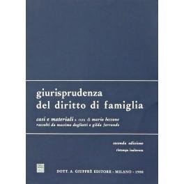 Immagine del venditore per Giurisprudenza del diritto di famiglia, casi e materiali. Raccolti da Massimo Dogliotti e Gilda Ferrando venduto da Libreria Antiquaria Giulio Cesare di Daniele Corradi