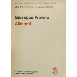 Bild des Verkufers fr Degli alimenti. Art. 433-448 zum Verkauf von Libreria Antiquaria Giulio Cesare di Daniele Corradi