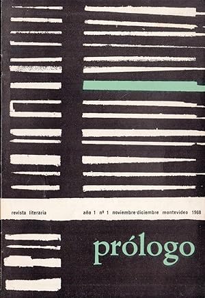 PROLOGO Revista Literaria - Año 1 Nro. 1 - Montevideo Uruguay