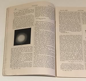 Imagen del vendedor de Diffraction of Cathode Rays by a Thin Film, in Nature, Vol. 119, No. 3007, June 18, 1927. WAVE-PARTICLE DUALITY: NOBEL PRIZE 1937 a la venta por Landmarks of Science Books