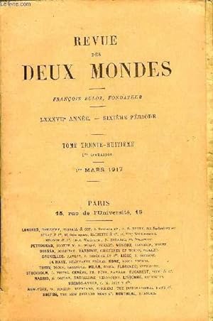 Seller image for REVUE DES DEUX MONDES LXXXVIIe ANNEE N1 - I.  LES PREMIRES ANNES DE SAINTE CATHERINEDE SIENNE, par M. Johannes Joergensen.II. - LA GUERRE DE CTES ET LES DEUX BLOCUS, parM. le Contre-Amiral Degouy.III.  ARMELLE LOUANAIS for sale by Le-Livre