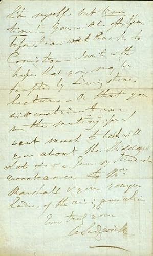 Bild des Verkufers fr Two autograph letters signed to [James] Marshall zum Verkauf von Jeremy Norman's historyofscience