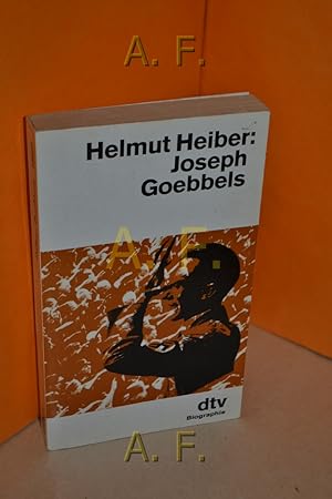 Imagen del vendedor de Joseph Goebbels. dtv , 10957 : dtv-Biographie a la venta por Antiquarische Fundgrube e.U.