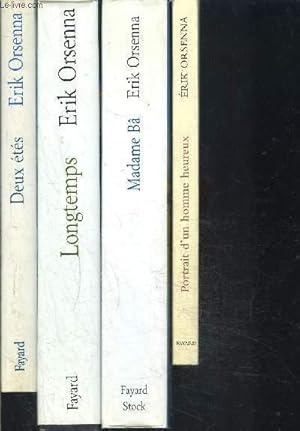 Seller image for 1 LOT DE 4 LIVRES: DEUX ETES- LONGTEMPS- MADAME BA- PORTRAIT D UN HOMME HEUREUX for sale by Le-Livre
