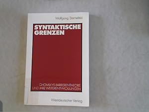 Seller image for Syntaktische Grenzen : Chomskys Barrierentheorie und ihre Weiterentwicklungen. for sale by Antiquariat Bookfarm