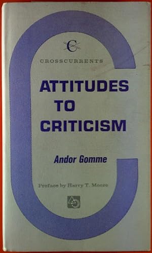 Bild des Verkufers fr Attitudes to Criticism zum Verkauf von biblion2