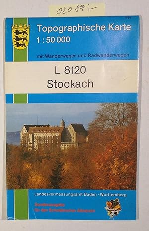 Image du vendeur pour Stockach L 8120 - Topographische Karte 1:50000 - mit Wanderwegen und Radwanderwegen - Sonderausgabe fr den Schwb. Albverein mis en vente par Antiquariat Trger