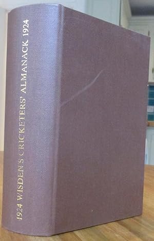 John Wisden's Cricketers' Almanack for 1924 (rebound with wrappers)