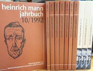 Seller image for Heinrich Mann Jahrbuch. Nr.10/1992 - Nr. 20/2002 (11 Hefte). for sale by Eugen Kpper