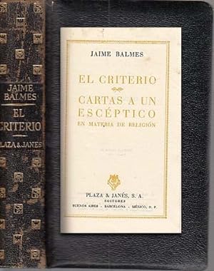 Seller image for EL CRITERIO. CARTAS A UN ESCPTICO EN MATERIA DE RELIGIN for sale by Librera Vobiscum