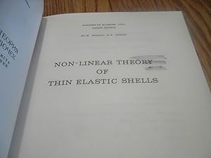 Image du vendeur pour Non-Linear Theory of Thin Elasic Shells mis en vente par Eastburn Books