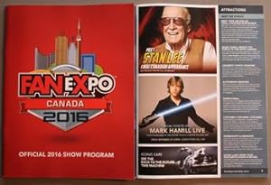 FANEXPO CANADA 2016 Program Book (Toronto Ontario Canada) Billed as the LAST CANADIAN COMIC CONVE...
